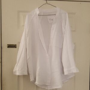 Aerie Soft White Shirt